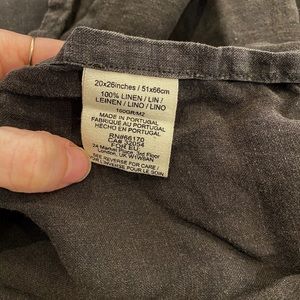 Anthropologie Bedding - Soft-Washed Linen Charcoal Pillowcases Anthropologie Bedding - Soft-Washed Linen Charcoal Pillowcases